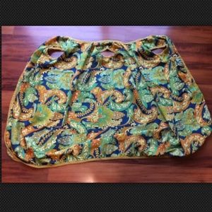Vintage Dresses - Twiggy's Mom's Mod Paisley 60's 70's Wrap Robe Vintage Dresses - Twiggy's Mom's Mod Paisley 60's 70's Wrap Robe